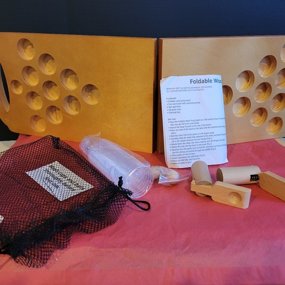 Hammer + Axe Wooden Pong Game - Picture 2 of 8